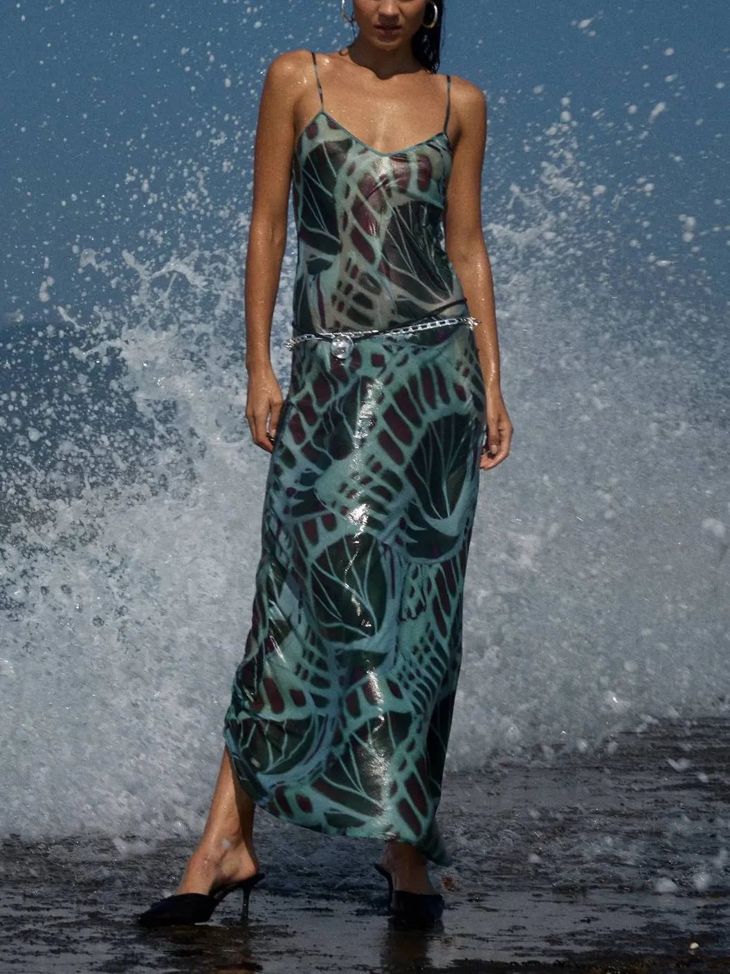 Unique Printed Maxi Dress