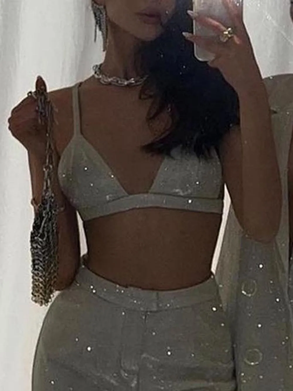 Classic Fashion Sequin Bra