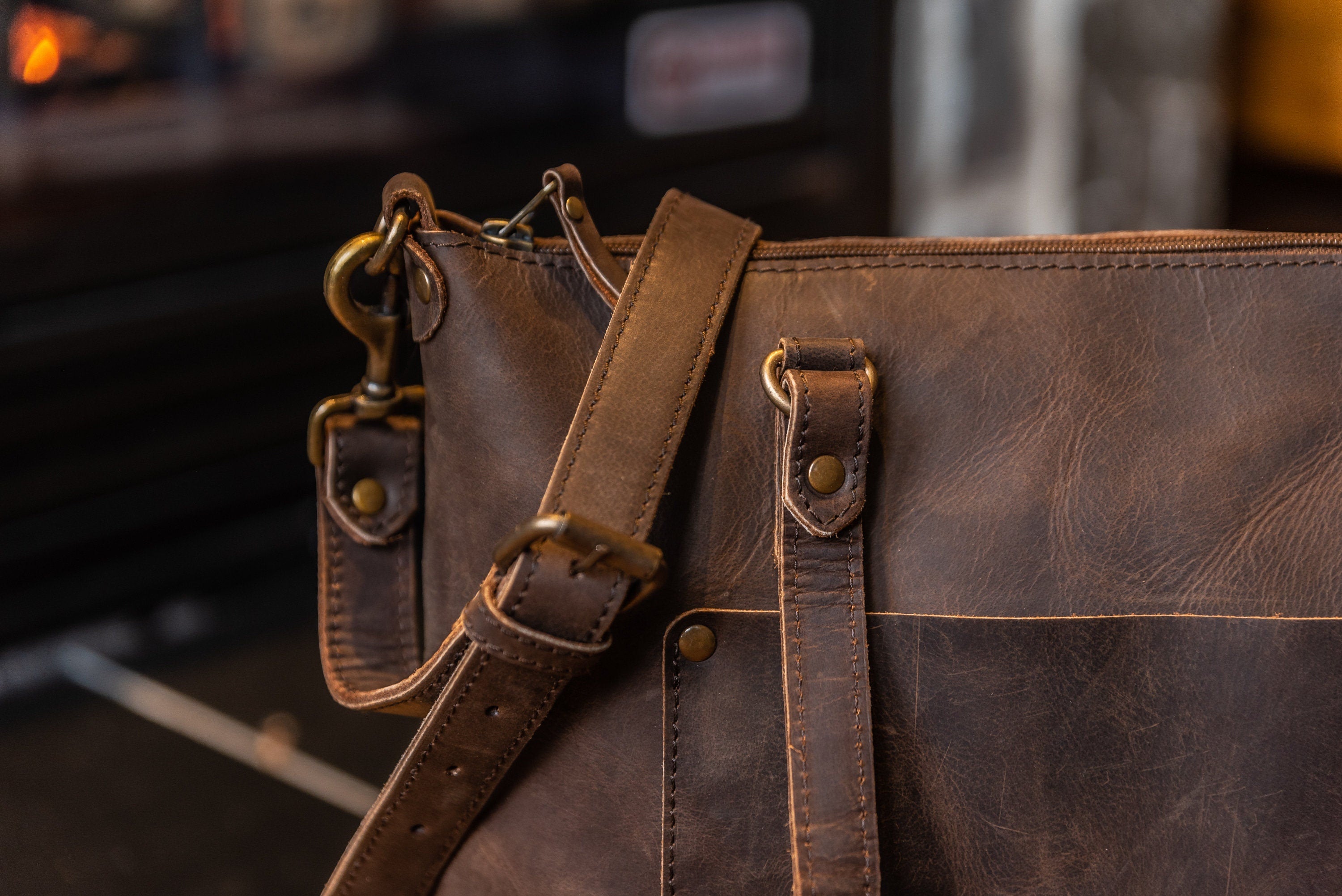 Limited Edition Leather Tote Bag