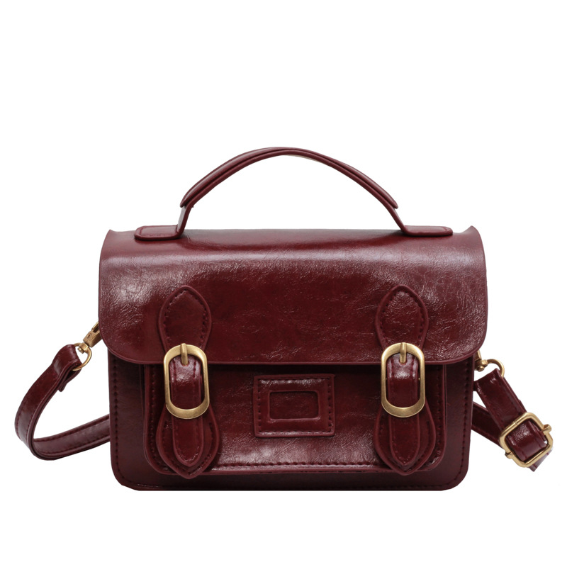 New Retro College Style Small Square Commuter Bag