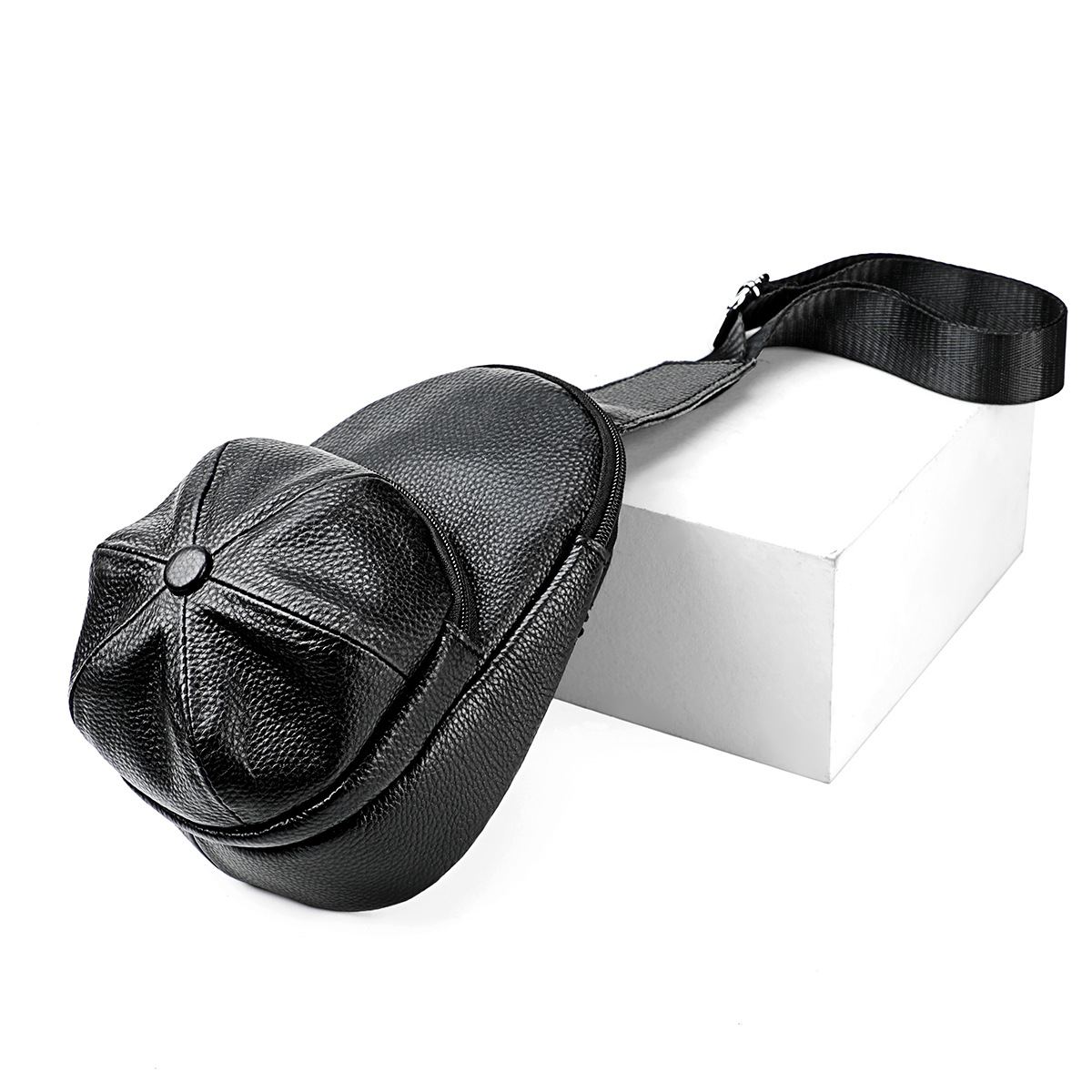 Cowhide One-Shoulder Crossbody Bag